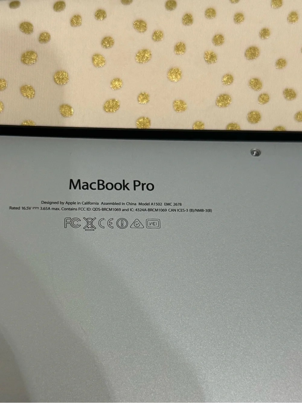 Apple Silver MacBook with Classic Apple Logo does not power on